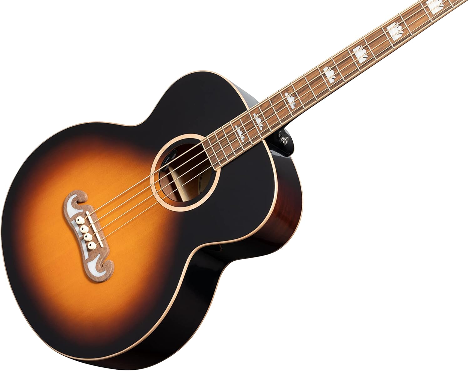 Epiphone El Capitan J200 Studio Bass Acoustic Electric, Aged Vintage Sunburst