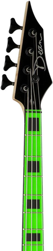Dean Custom Zone Bass, Nuclear Green