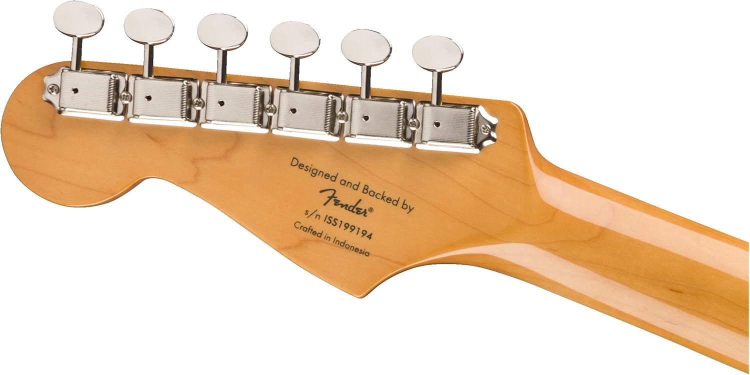 Fender Squier Classic Vibe '60s Stratocaster - Lake Placid Blue Bundle with Gig Bag, Instrument Cable, Tuner, Strap, Strings, Picks, and Austin Bazaar Instructional DVD