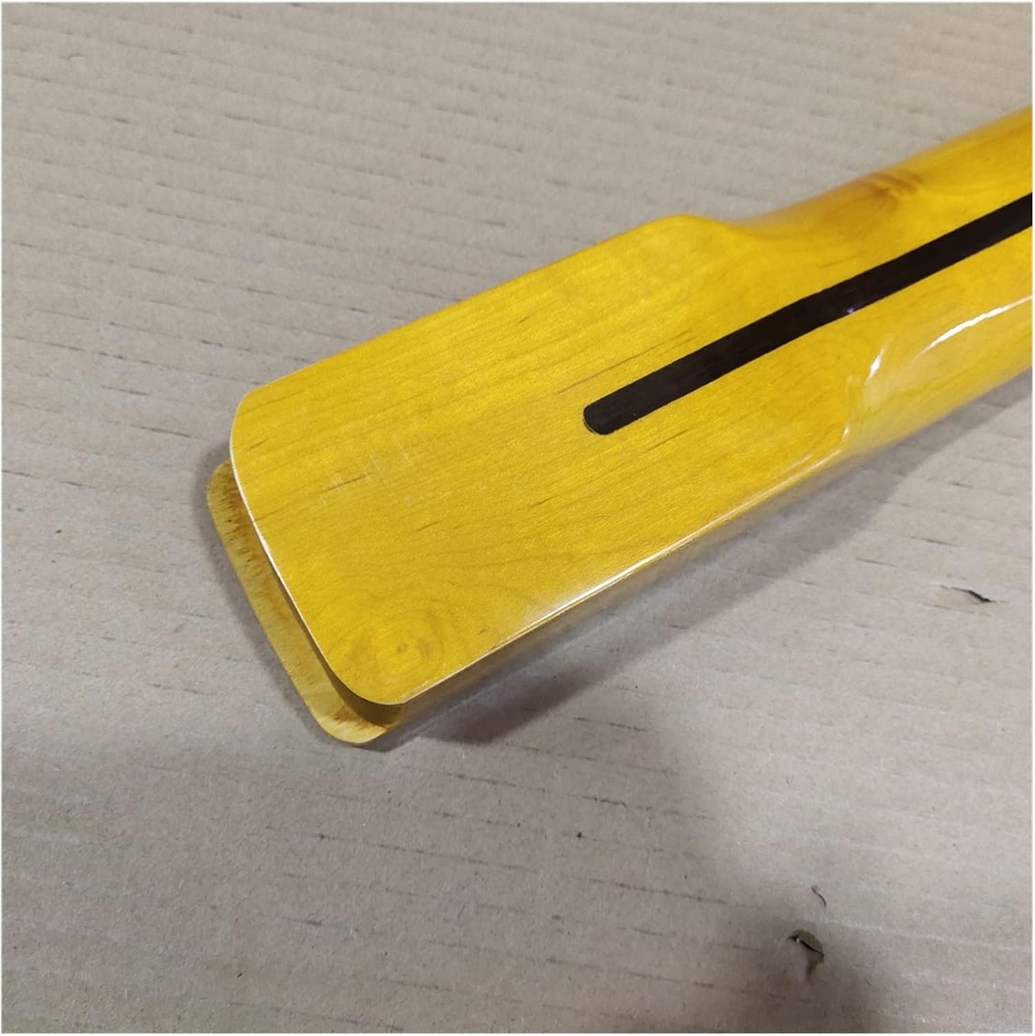 TSTS Full Scalloped Maple Electric Guitar Neck Replacement 22 Fret Maple Fingerboard Locking Nut Guitar ​Neck Replacement