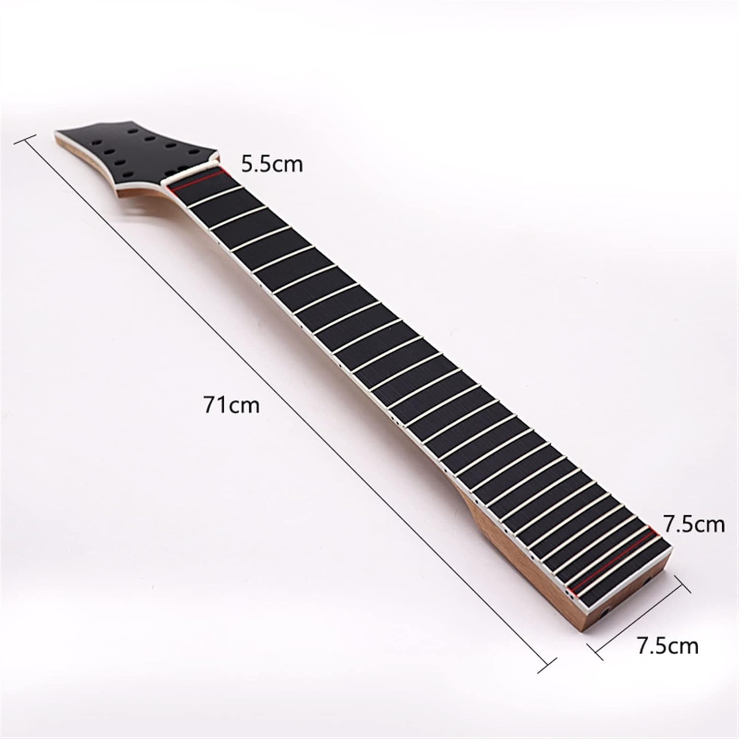 8 Strings Electric Guitar Neck 24 Frets Mahogany Wood Neck Guitar ​Neck Replacement