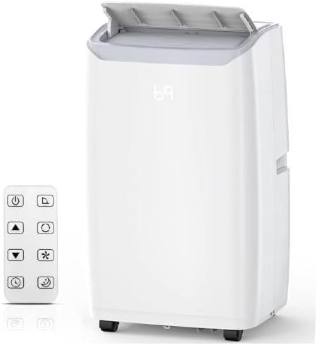 14000 BTU Portable Air Conditioner for 750 Sq.Ft Spaces,3-in-1 Ultra-Quiet Cooling System with Remote Control, Auto Oscillation, 24H Timer for Large Rooms, Living Areas & Bedroom Climate Control