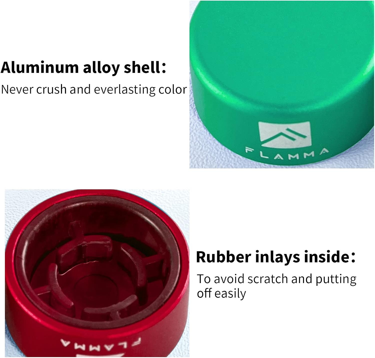 FLAMMA FF20 Drum Looper Pedal with Metal Footswitch Topper 10Pcs