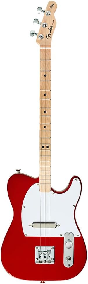 Fender x Loog Telecaster kids electric guitar 3 strings beginner set (Candy Apple Red)