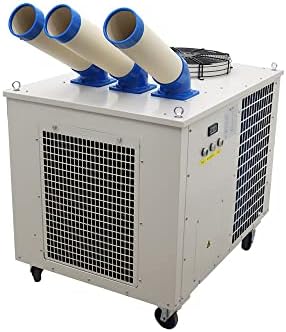 29800Btu/h Industrial Air Conditioner Spot Cooler Portable Commercial Mobile Spot AC 3150W 220V Three Column