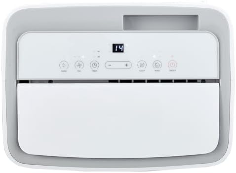 Portable Air Conditioner, 12000 BTU Portable AC Unit with Remote, Window kit, Pipe Cools up to 550 Sq. Ft for Home Office Dorms, White