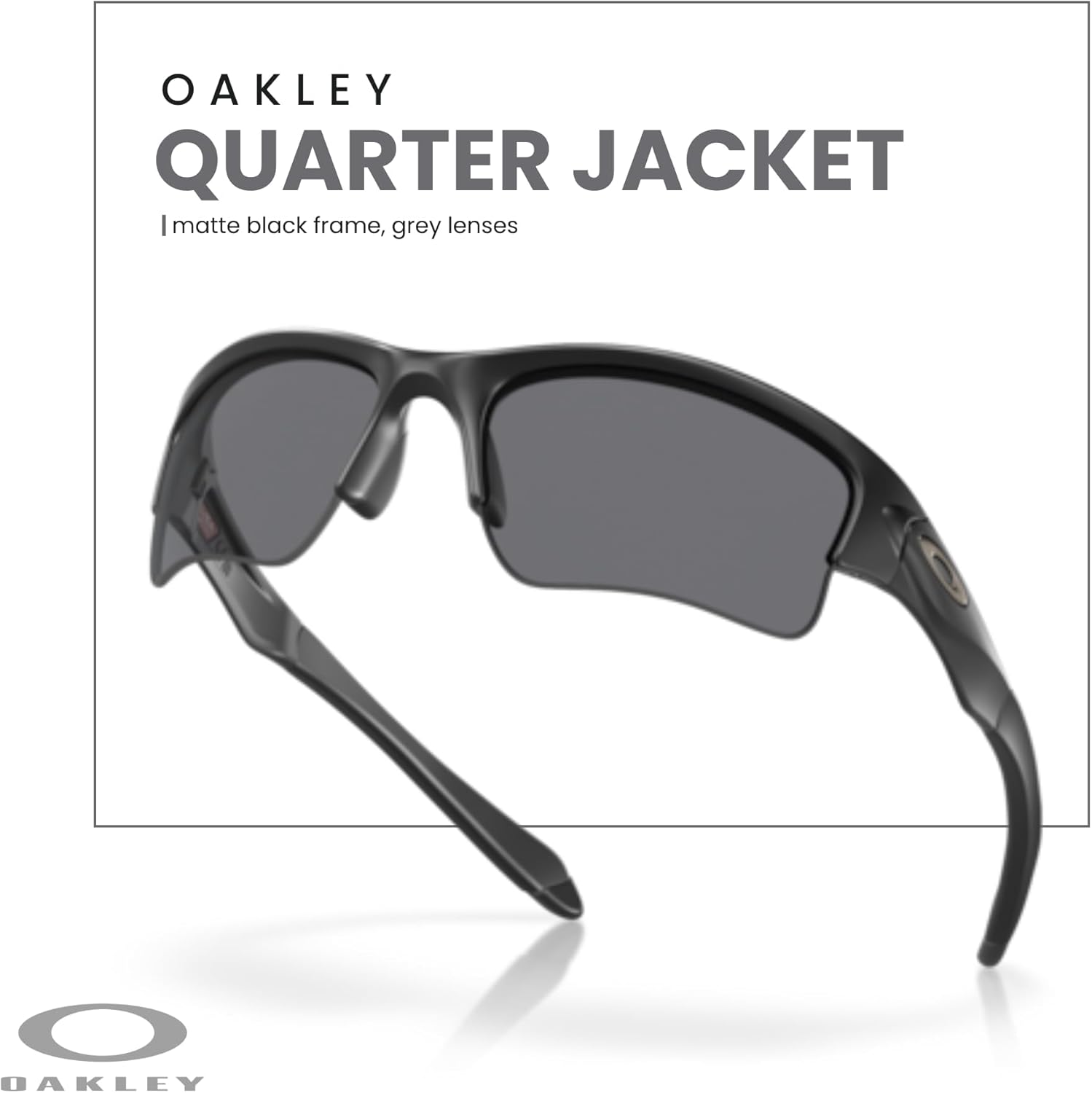 OAKLEY Quarter Jacket OO9200 Sunglasses For Juniors+ Bundle Accessory Leash Kit, Microfiber Pouch