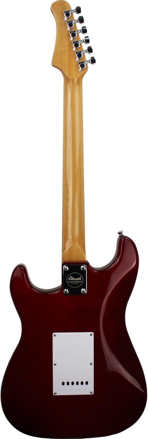 Solid-Body 6-String Electric Guitar w/Gig Bag - Gloss Cherry Sunburst (10STHG)