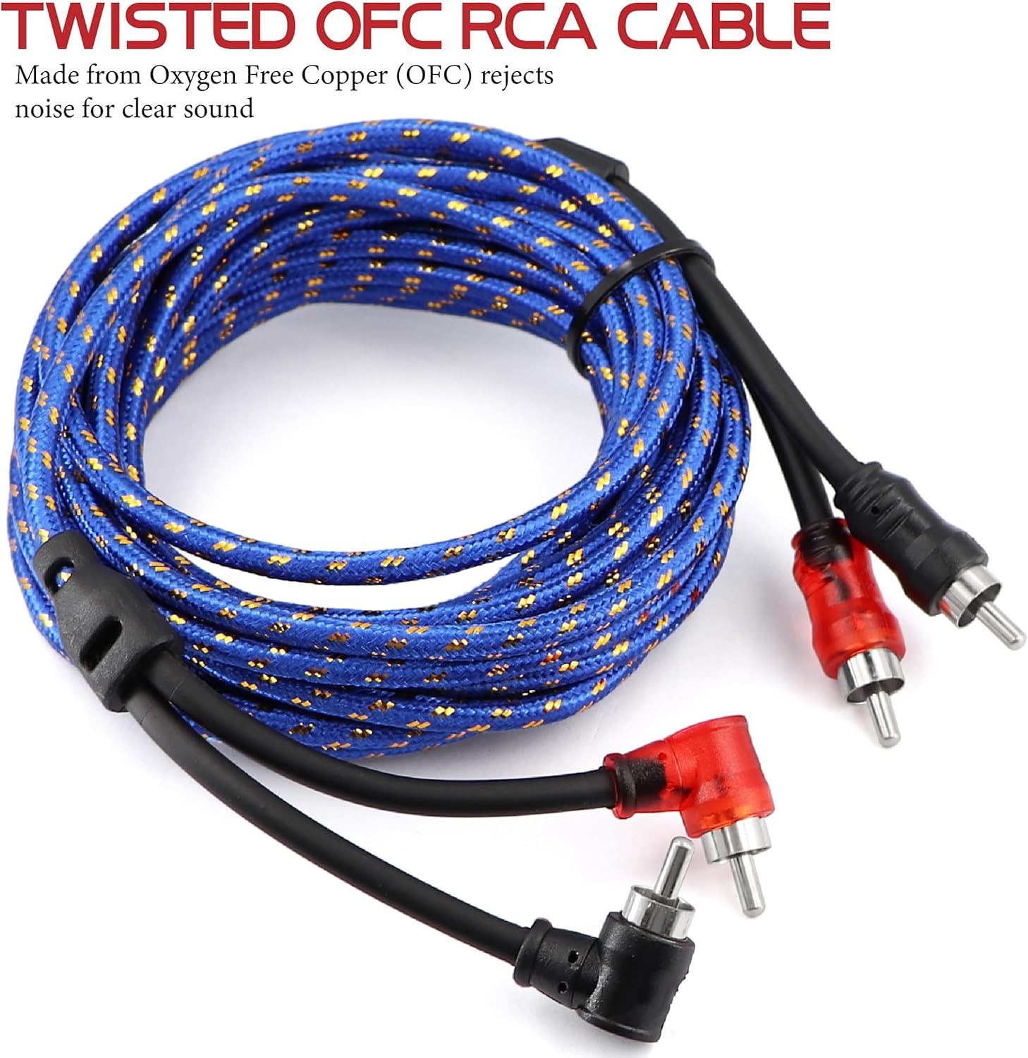 0 Gauge OFC AMP Wiring Kit 3000 Watt Car Subwoofer Wire Install kit for Amplifier Power,Radio and Speakers