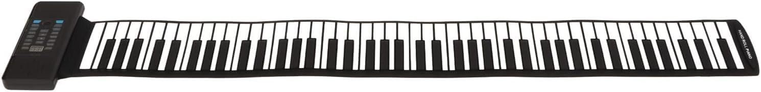 Keyboard Piano, Roll Up Piano, Foldable Digital Piano, Portable Electric Piano with 88 Keys, Pedal, Arranger Keyboards with Speakers, LED Display, MIDI Smart Piano for Birthday Gifts