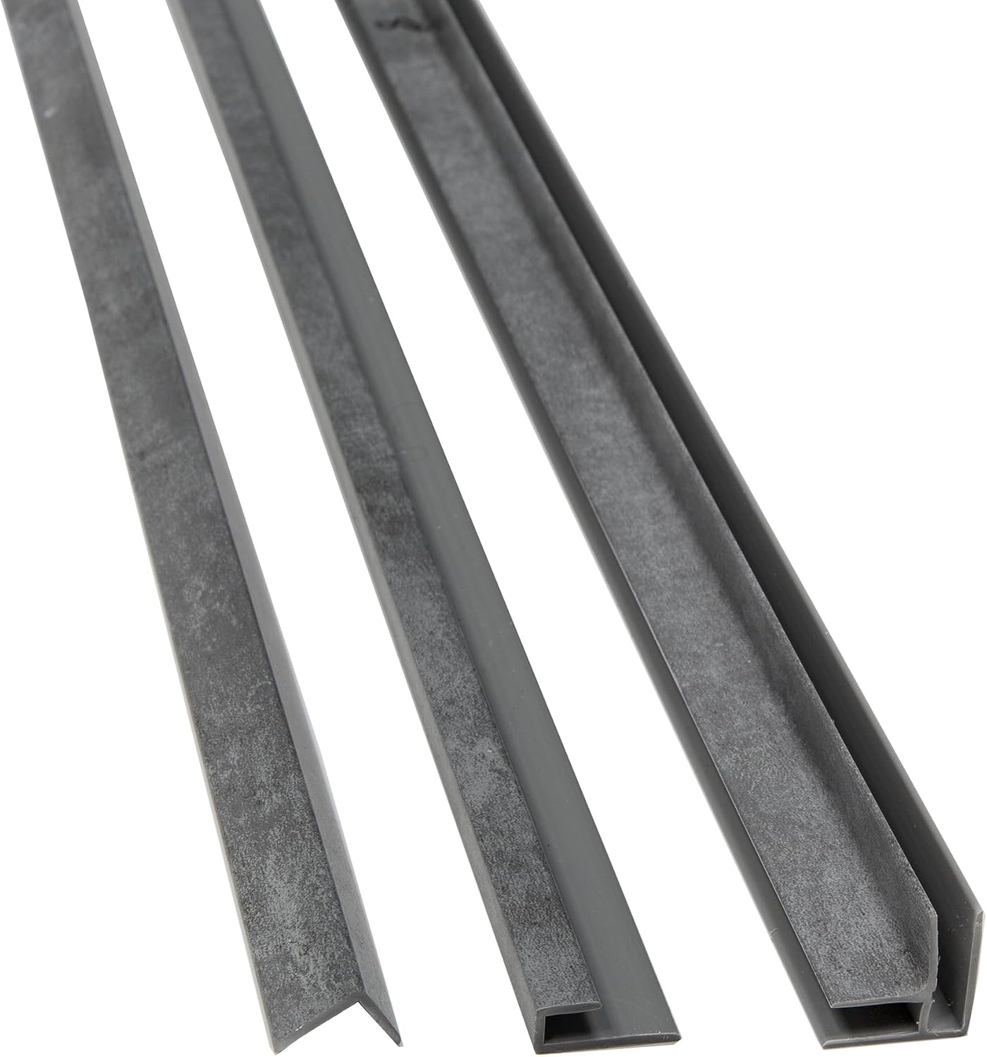 Palisade 78in x 60in x 36in Waterproof Vinyl Shower Surround Kit with Accessories in Urban Quarry