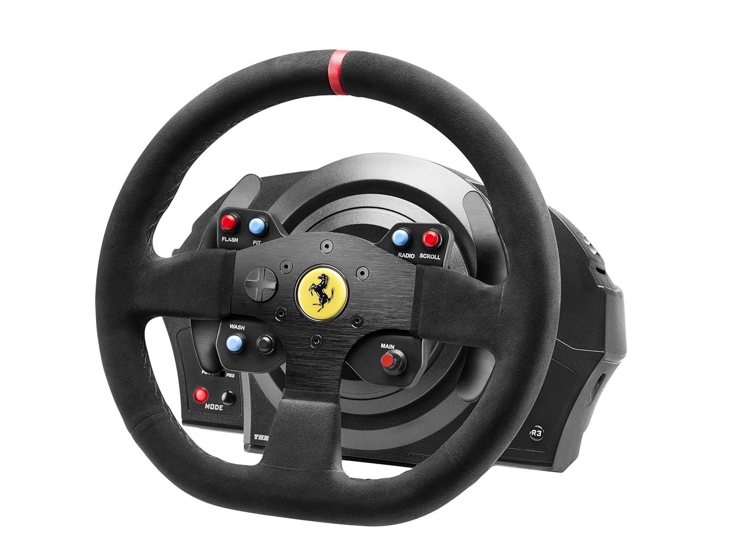 Thrustmaster T300 Force Feedback Ferrari Integral RW Alcantara Edition Racing Wheel (compatible w/ PS5, PS5 Pro, PS4 & PC)