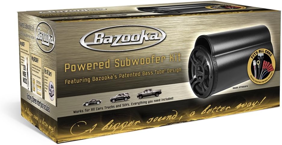 Bazooka BTA8100FHC 8-Inch Powered Subwoofer (Black)