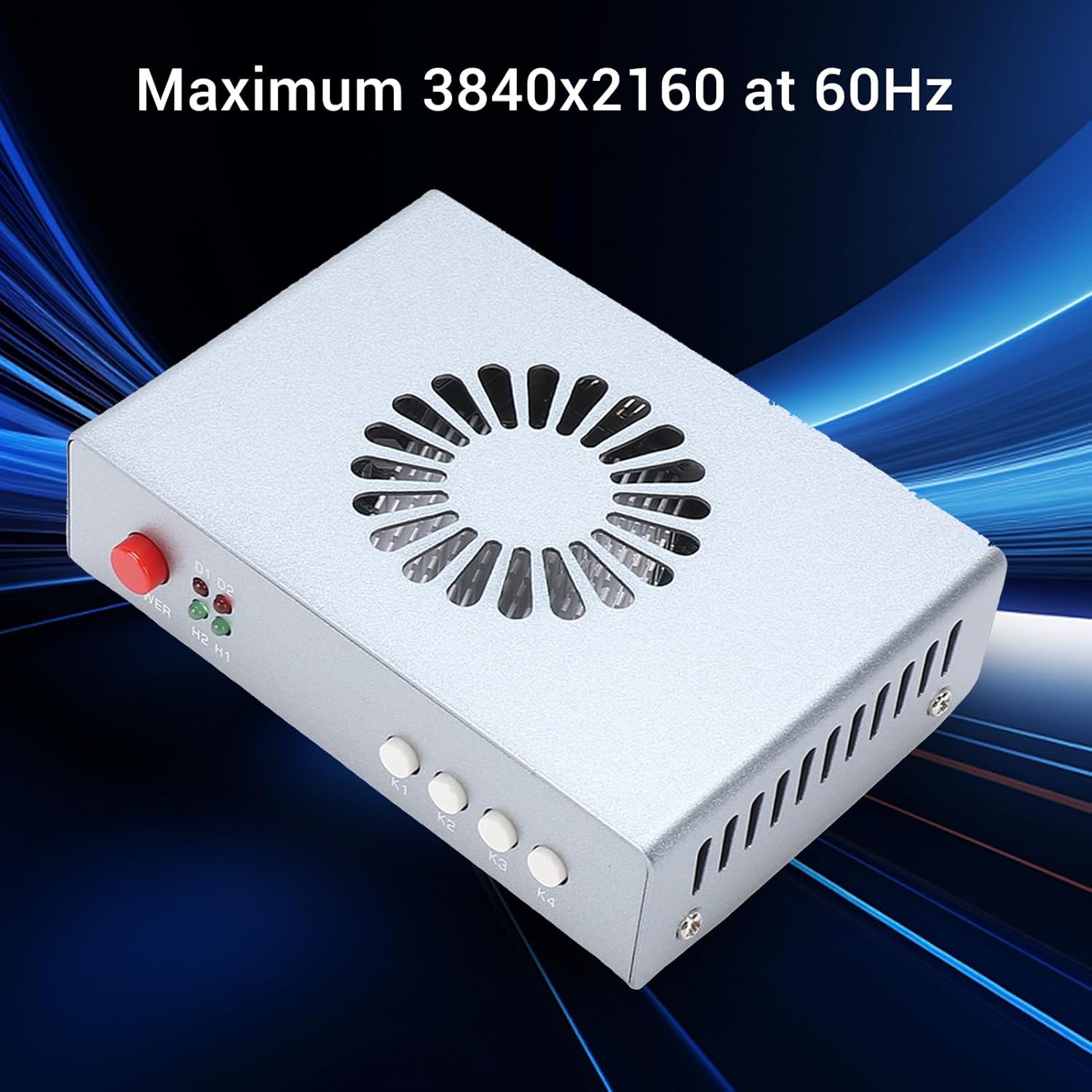 Yunseity HDMI Synthesizer, DMA Fuser Combiner Display Overlay Adapter, Dual Signal Input HD Multimedia Interface Synthesizer Hardware Kit for Financial Trading Rooms