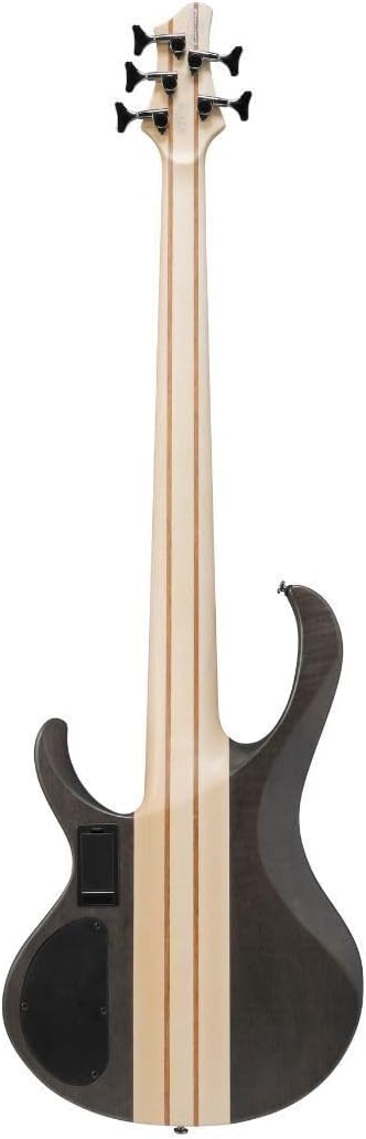 Ibanez BTB605 Standard 5-String Bass Guitar, Rosewood Fingerboard, Transparent Gray