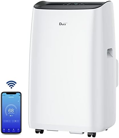 DuraComfort 12,000 BTU (ASHRAE) / 8,150 BTU (SACC) Portable Air Conditioner with Heat – for Rooms up to 350 Sq. Ft