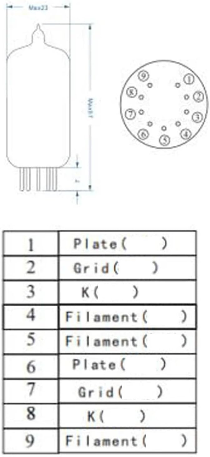 12AX7-T/ECC83 Tube Pairing Tube 6N4 ECC803 Amplifier Accessories