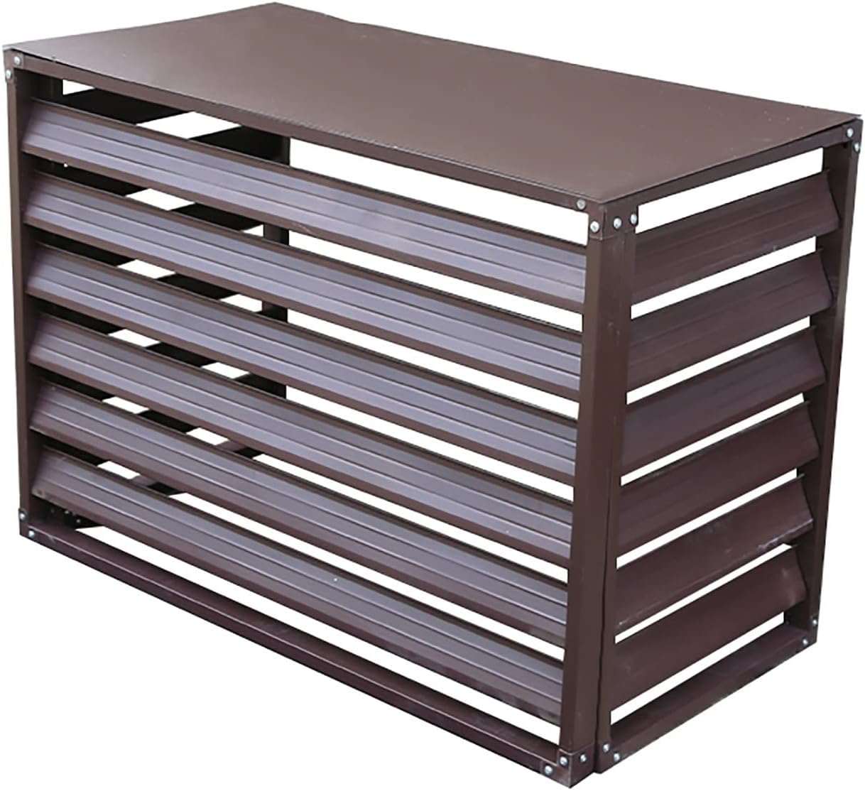 Air Conditioner Cover,Air Conditioner Privacy Fence Decorative Screen,All Weather Anti Theft AC Covers Split Air Conditioner Covers,Air Conditioner Covers for Outside Units,Ac Cover for Outs