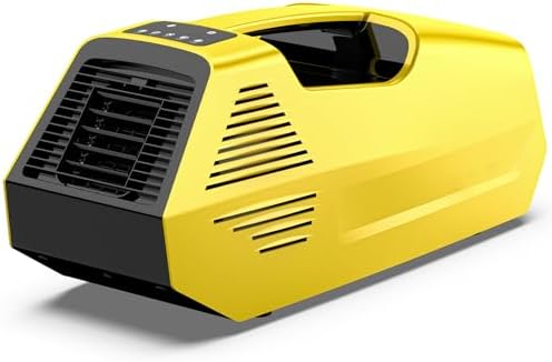 Portable Air Conditioner- Portable Ac for Camping, 240W Low Power Consumption Portable AC for Car, Tent, RV, Truck,Outdoor Use (Yellow)