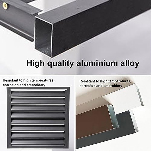 Louver Grille dust Cover, Air Conditioning Protection Grille, air Conditioner Decorative Cover, Noise Reduction, Outdoor Unit, Outdoor System Protection, Suitable for Outdoor Protection