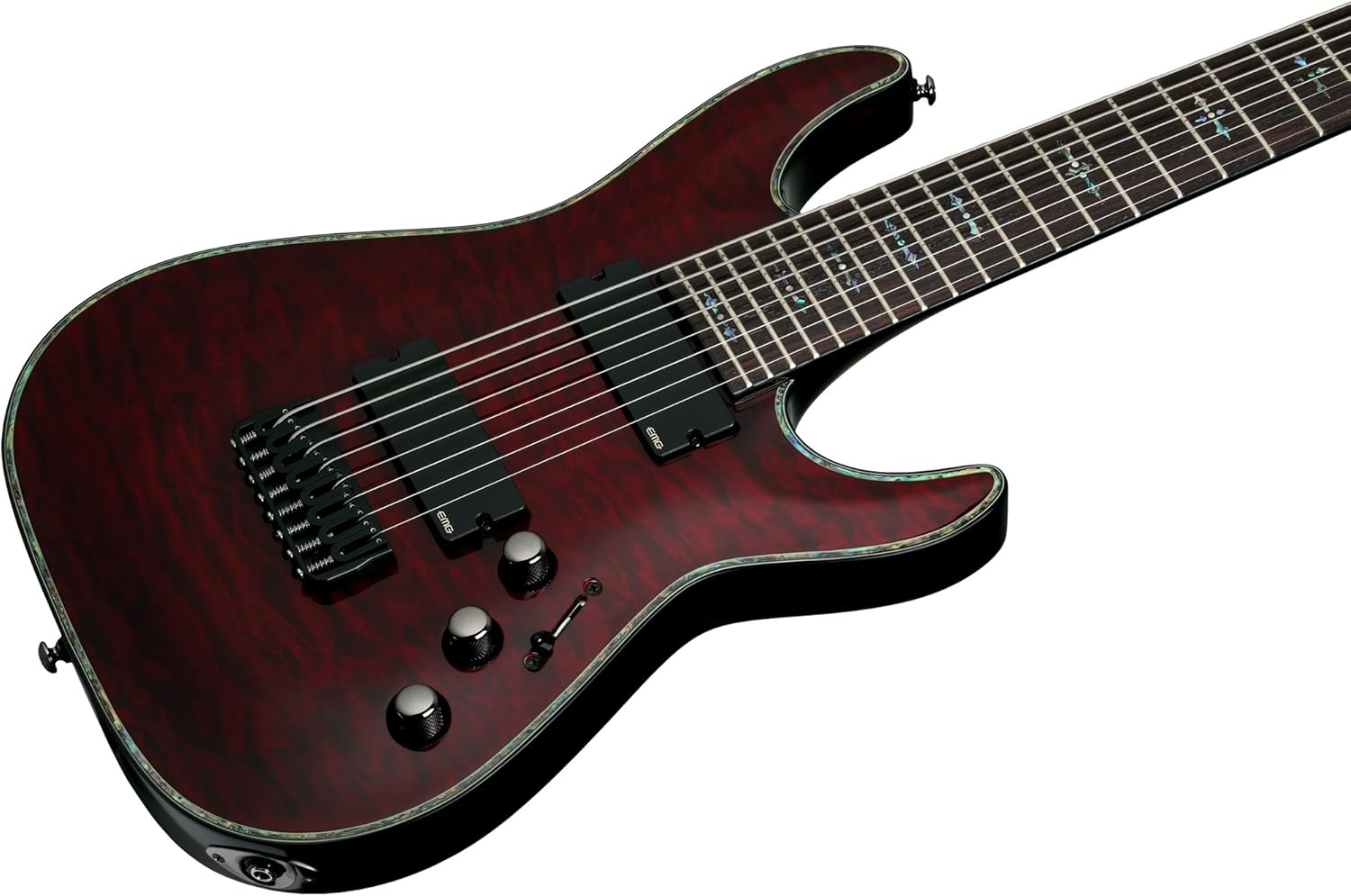 Schecter Hellraiser C-8 Electric Guitar (Black Cherry)