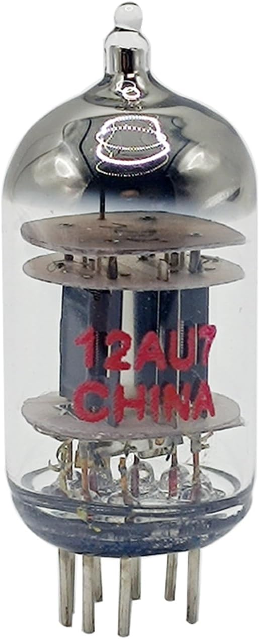 12AX7B 12AU7 Tube Replaces ECC83/ECC82/6N4 for Tube preamplifier HiFi preamplifier DIY Amplifier Audio(1 Pcs,12AX7B)