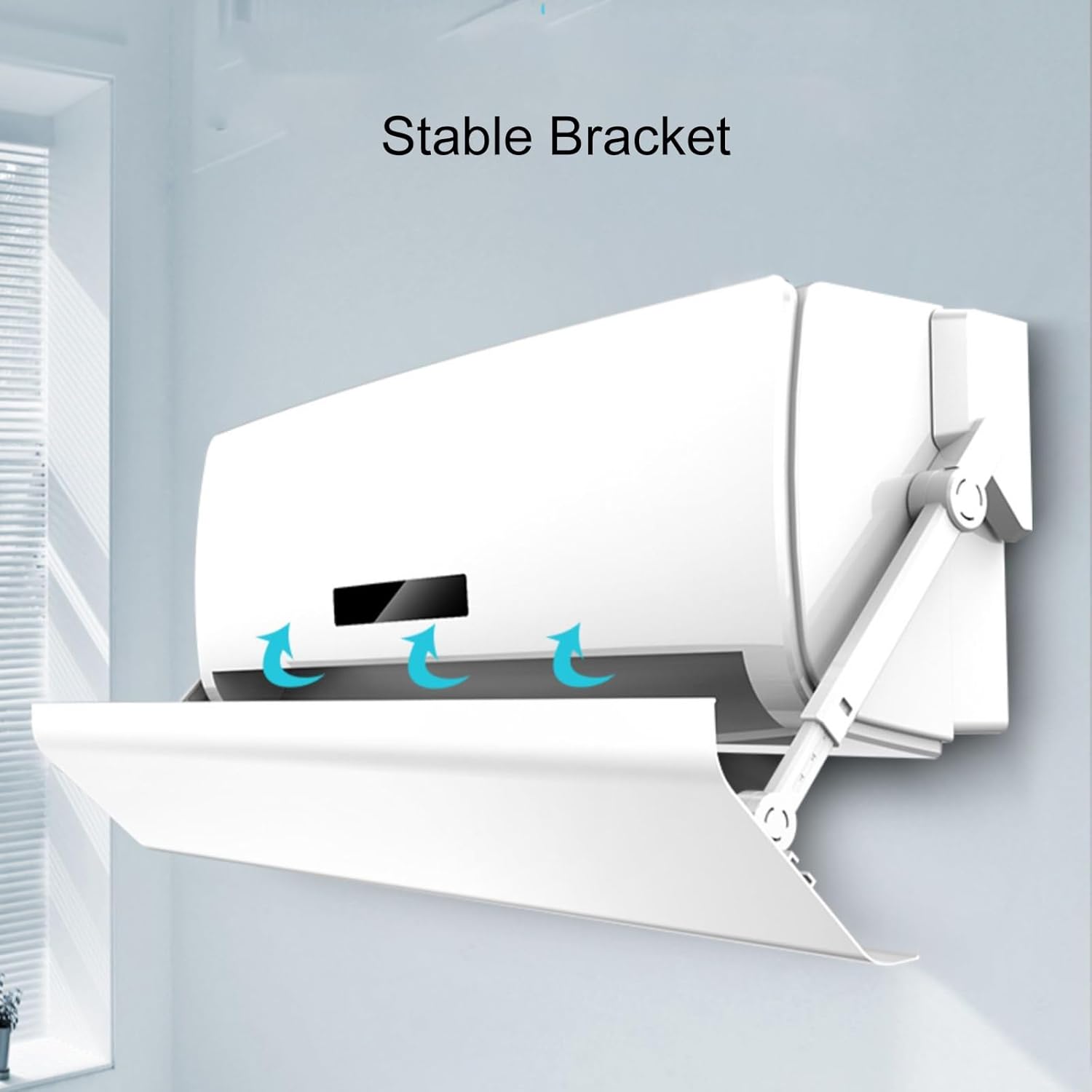 Wall-Mounted Air Conditioner Deflector, Bedroom Anti-Direct Blow Air Deflector, Living Room AC Accessories Hot and Cold Air Deflector