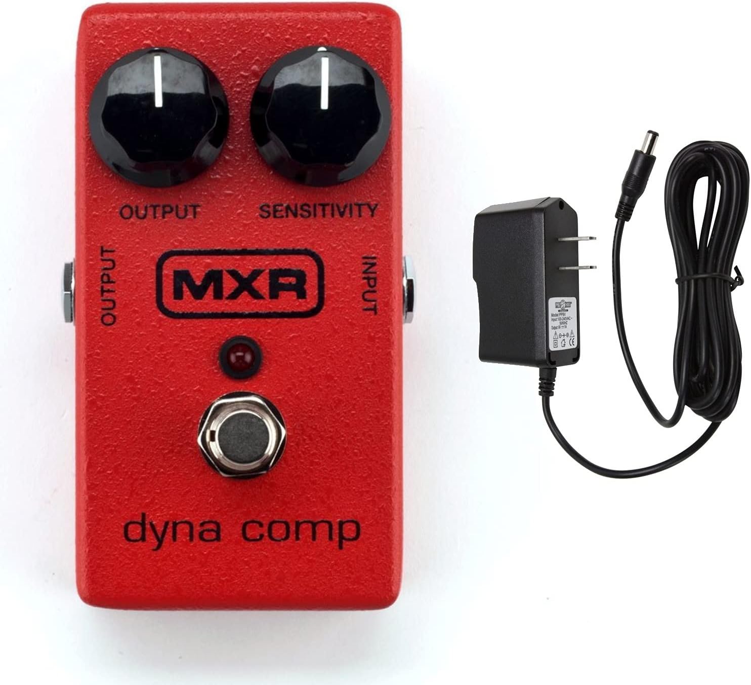 MXR M102 Dyna Comp Compressor Pedal Bundle with 9V Power Supply