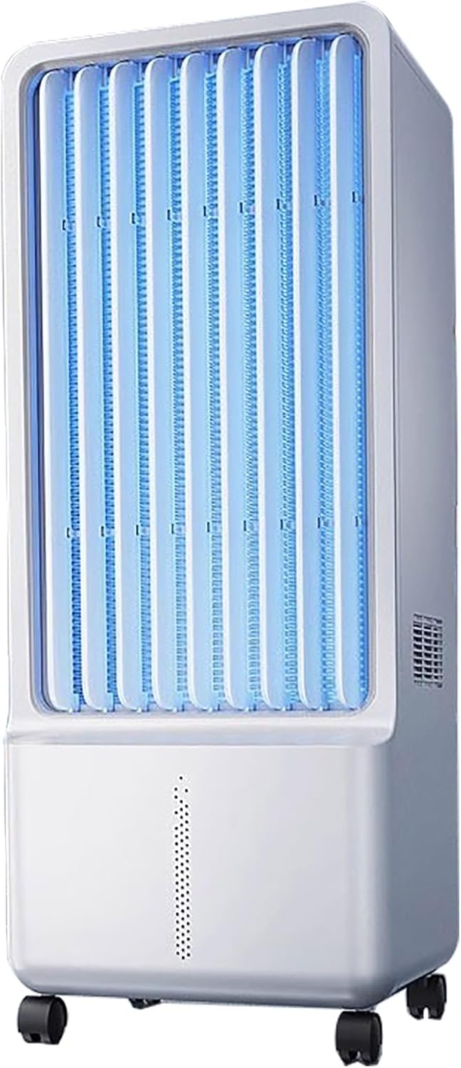 Portable Air Conditioner, Semiconductor Cooling Unnecessary Ice Packs, 5-7 L Tank, 7.5 H Timer