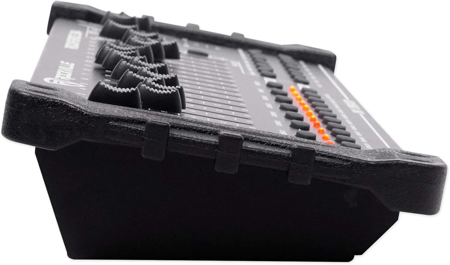 Rockville ROCKFORCE Bundle: 384 Channel DMX Light/Fog Controller with MIDI Control, RRB40 4U Rack Bag with 12