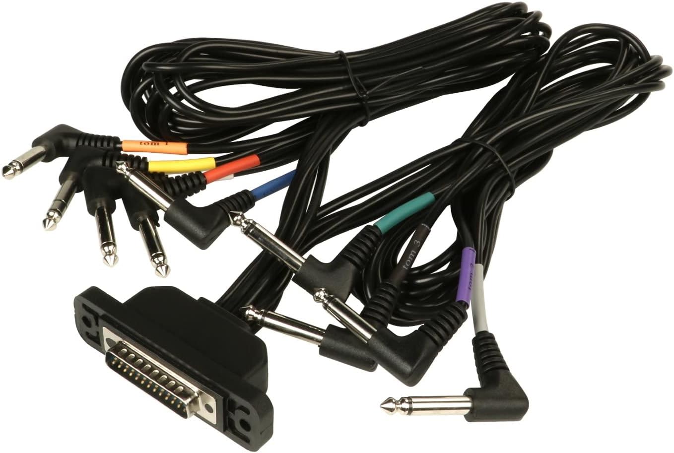 Alesis Turbo Drum Module with Cable Snake and Silverline Audio 10ft Auxiliary Cable Bundle