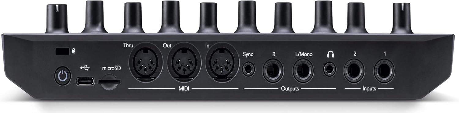 Audiosavings Bundle: (1) Novation Circuit Tracks MIDI USB Rechargeable Groovebox w/Synths/Drums/Sequencer Bundle with (1) Rockville RPAK Charcoal Stylish Durable Backpack Bag (2 Items)