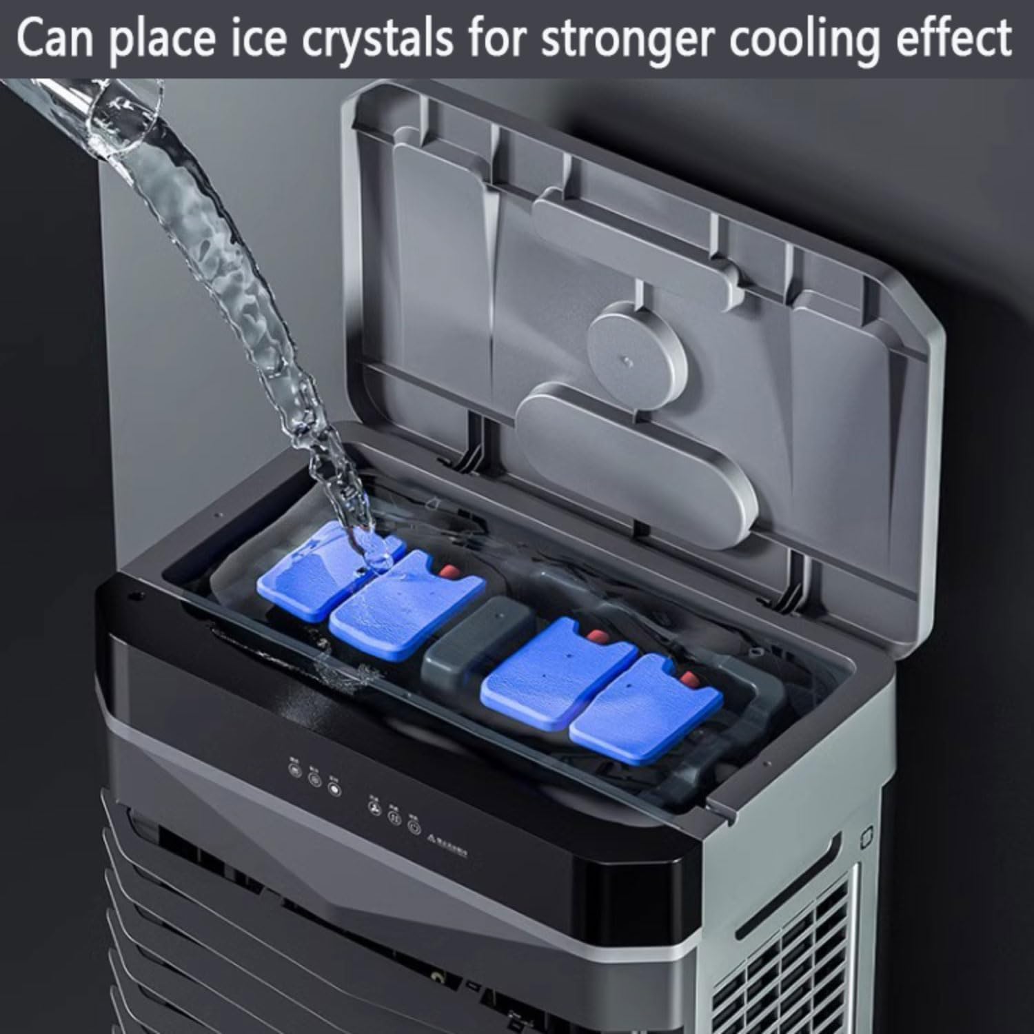 Portable Air Conditioners 3 Modes Portable AC Unit with 120° Oscillating 50l Extra Large Water Tank 12 Hour Timer Air Cooler Cooling AC Unit for Bedroom Dorms Indoor Rooms