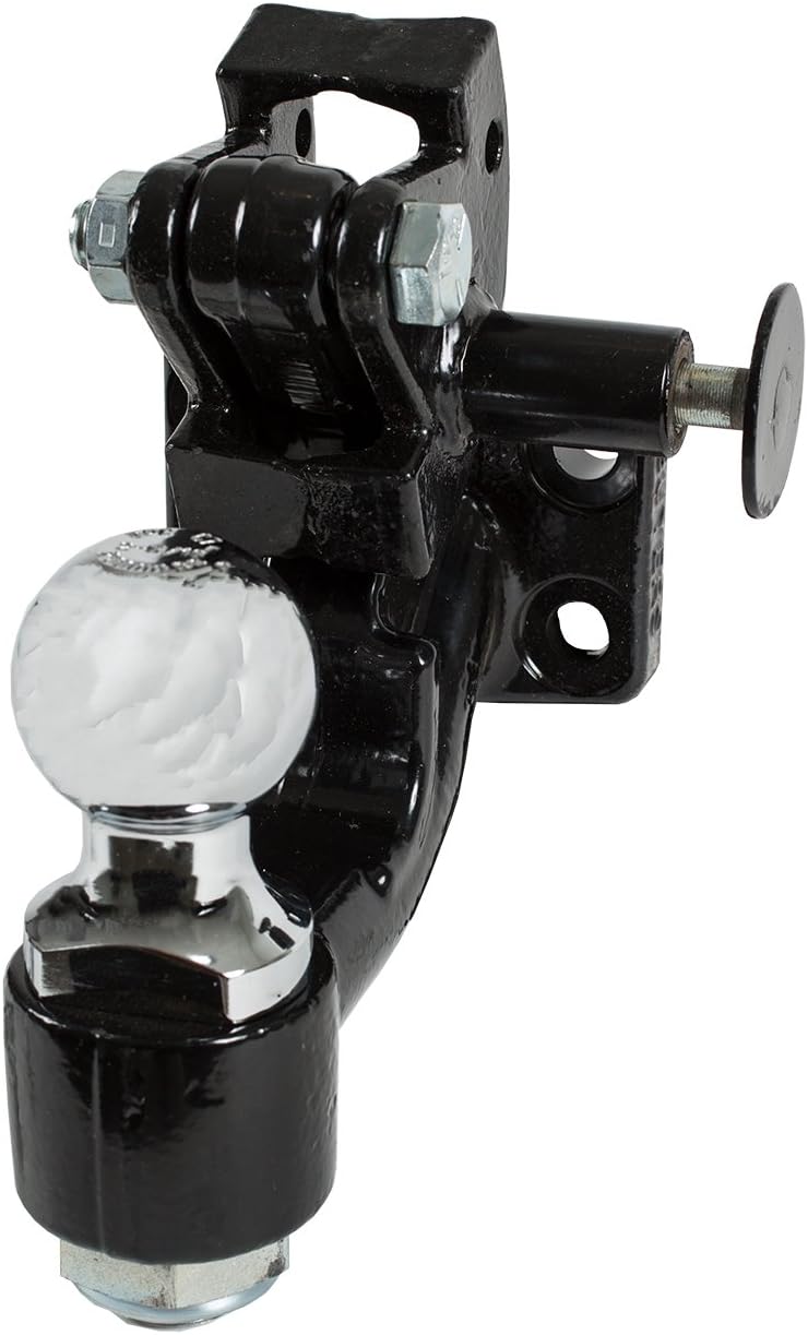 Buyers Products 10052 Bolt-On 10-Ton Mount Combination Hitch with 2 Inch Ball, MGTW 20,000lbs, MVL 4,000lbs, Heavy Duty Towing Accessories For Trucks & Trailers