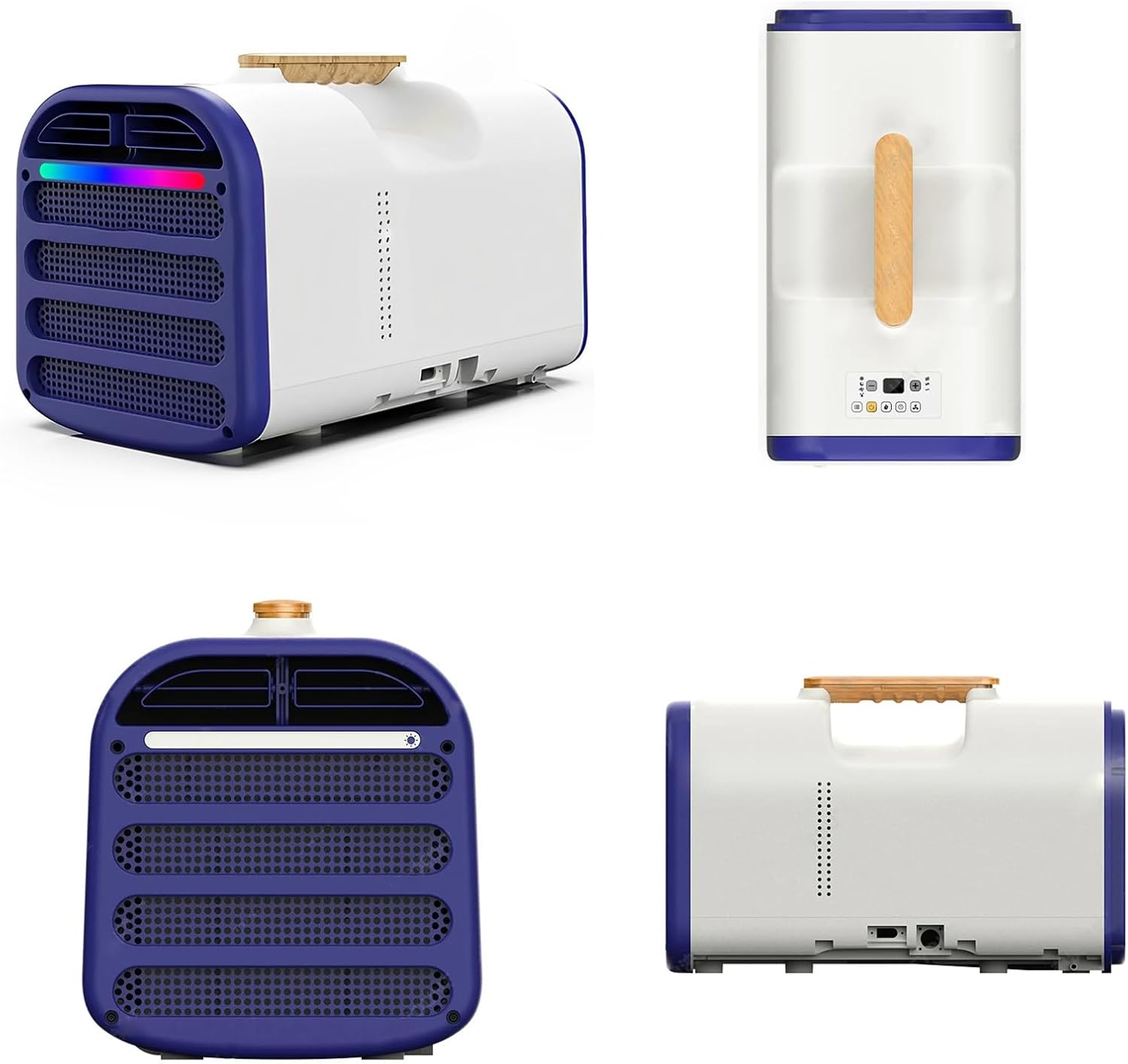 Tent Air Conditioner, 5200BTU Portable Air Conditioner for Camping, Fast Cooling Units with Ambience Light, 4 Adaptable Modes, for Truck Outdoor/RVs/Fishing or Pet