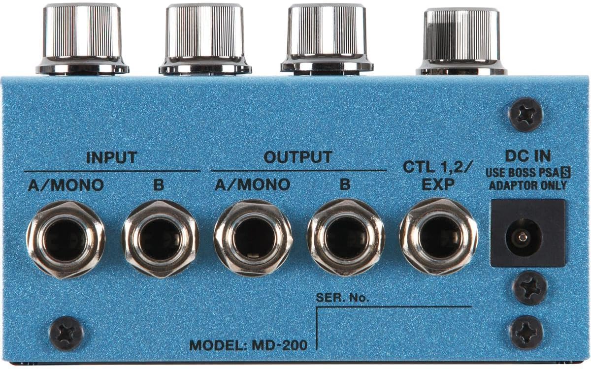 BOSS MD-200 Premium Quality Modulation Guitar Pedal, Blue (MD-200)
