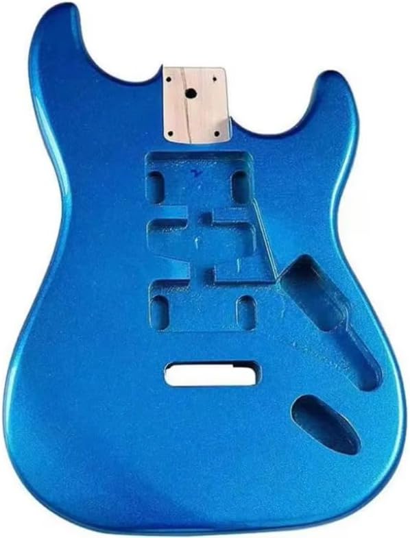 DIY Guitar Body Set with Rosewood Fingerboard – Colorful Electric Guitar Build Kit for Custom Assembly & Sound Crafting – Includes Tuner and Essential Parts for Instrument Construction (Yellow)