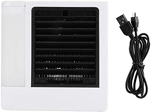 Cooler ice air Conditioner Super air Cooler Portable air Conditioner with LED USB mini Desktop Fan 5 Positions Adjustable