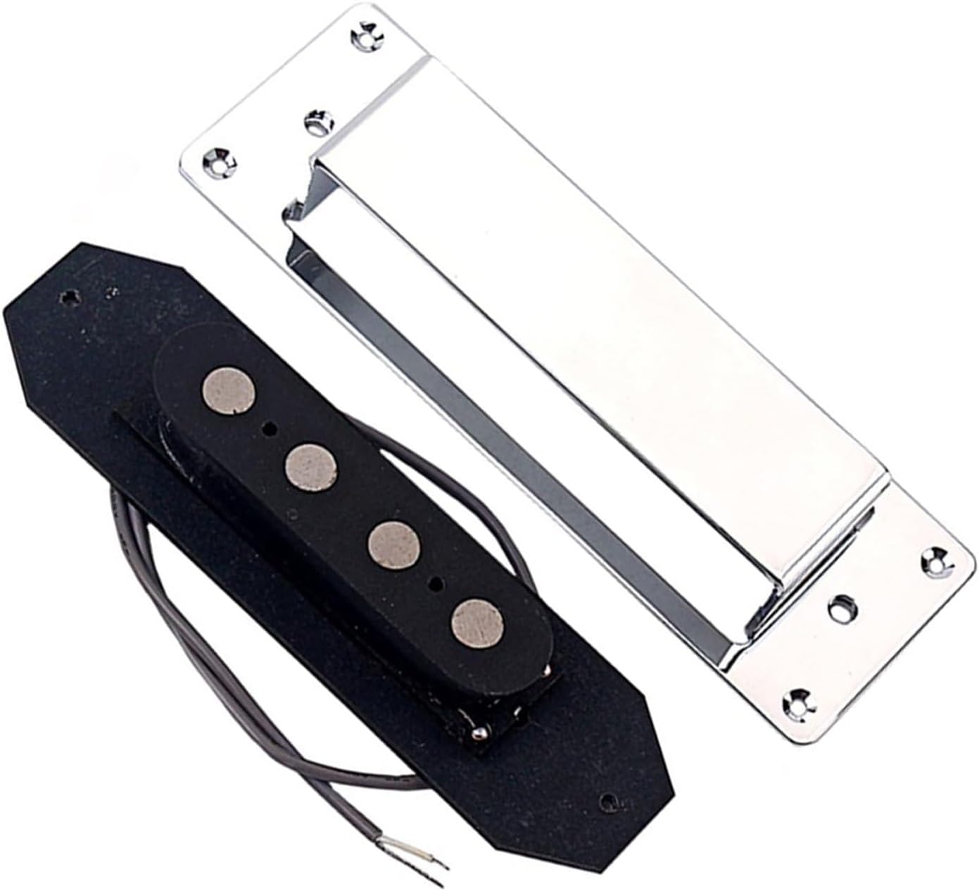 Electric Bass Guitar Bridge Pickup Ceramic Magnets Pickup for 4 String Bass Parts Electric Guitar Pickups Set