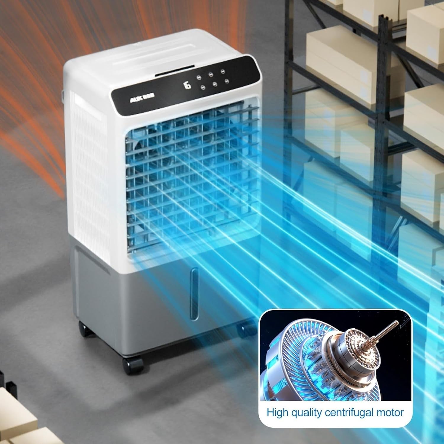 Swamp Cooler 3-in-1 Evaporative Air Cooler, 36L Tank, 60° Oscillation, 12H Timer, Remote Control – Portable Air Conditioner for Home, Office, Bedroom