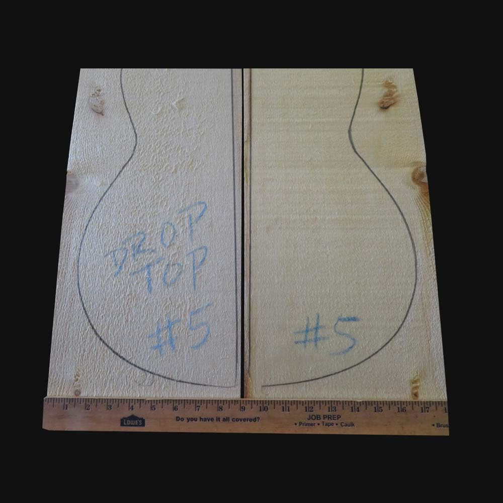 Dreadnought/Steel String Guitar Tops, Best Luthier Tonewood Collection for Guitar Tops Wood (Engelmann Spruce Steel String)