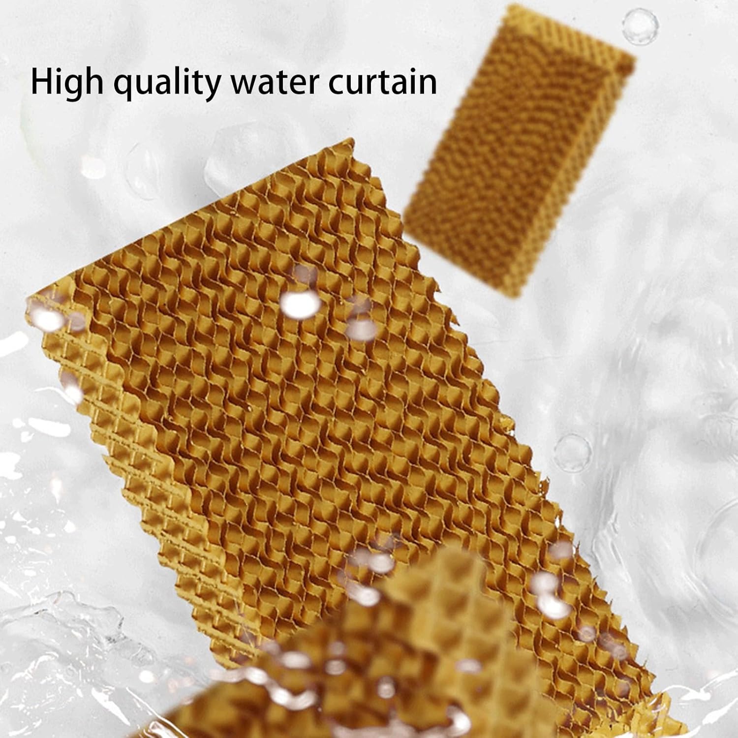 Evaporative Air Cooler, Portable Air Conditioner with Ice Crystals and 3 Wind Speeds, Swamp Cooler for Room Office Factory(60 * 42 * 102cm)