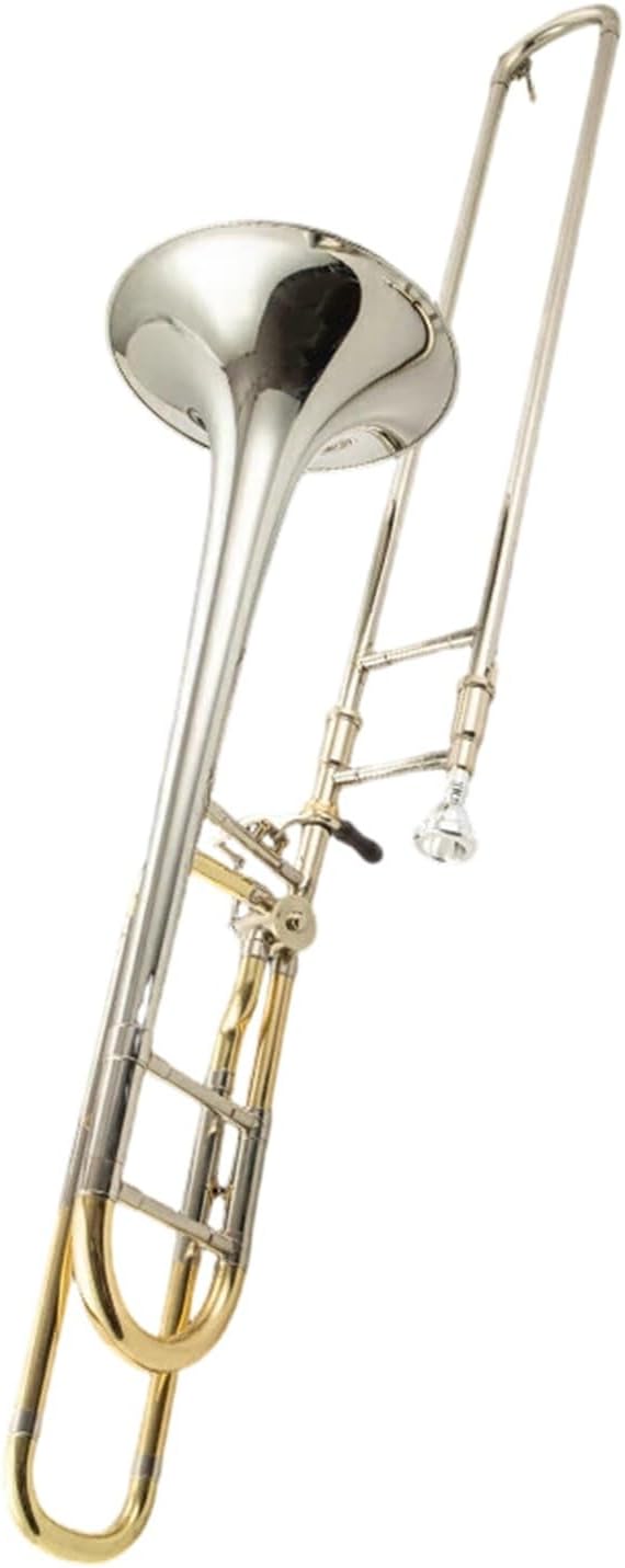 Adult Trombone Instrument Trombone B Flat F Tenor Pitch Change Beginner Professional Playing Brass Material(4)