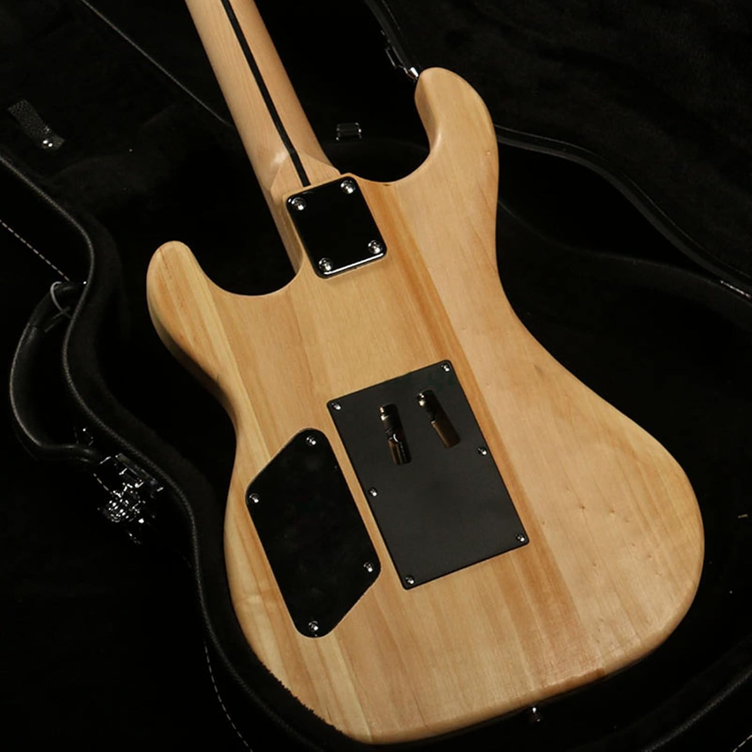 TSTS Unfinished Electric Guitar DIY Kits Maple Neck Fingerboard Build Your Own Electric Guitar Unfinished Electric Guitar Kit