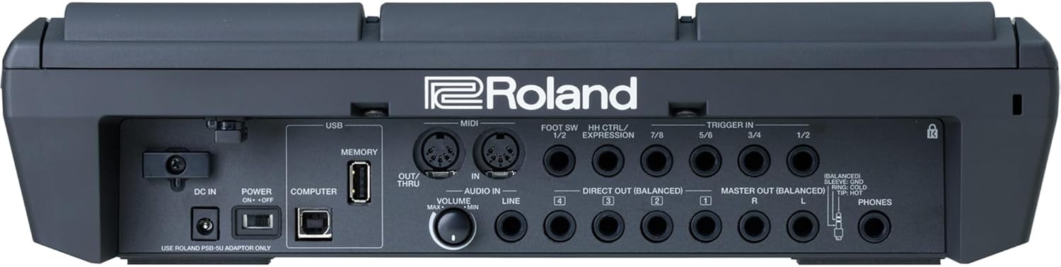 Roland SPD-SX PRO Sampling Pad Bundle With Drumsticks, MIDI Cable, Instrument Cable, and Austin Bazaar Polishing Cloth