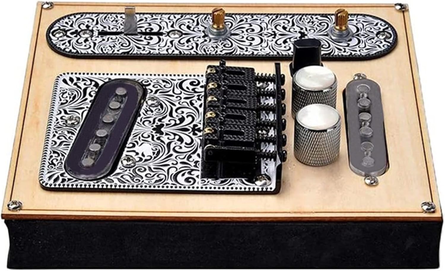 Loaded pickguard 6 Strings Bridge Plate 3 Way Converter Control Plate Neck Pickup Set for Telecaster Electric Guitars Replacement Parts Prewired Loaded Pickguard