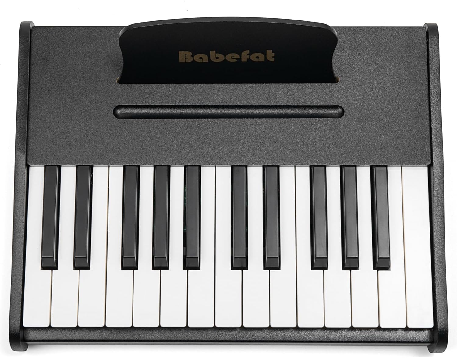 Kids Piano Keyboard 25 Keys Digital Piano for Kids Mini Musical Instruments Wooden Pianos Toy for 4+ Years Old Girls and Boys Birthday Gift Walnut (Black)