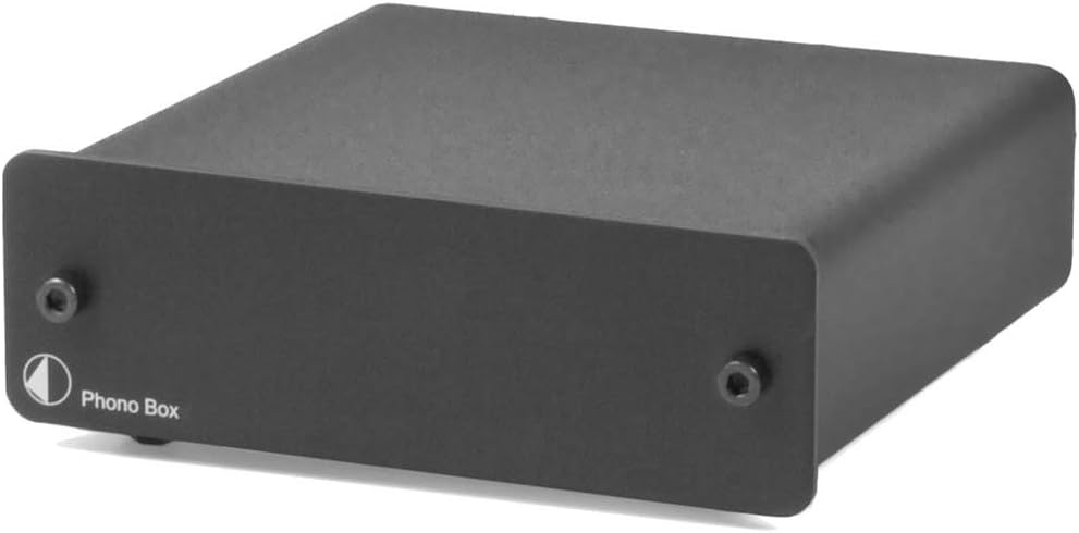 Pro-Ject Phono Box DC MM/MC Phono Preamp with Line Output (Black)