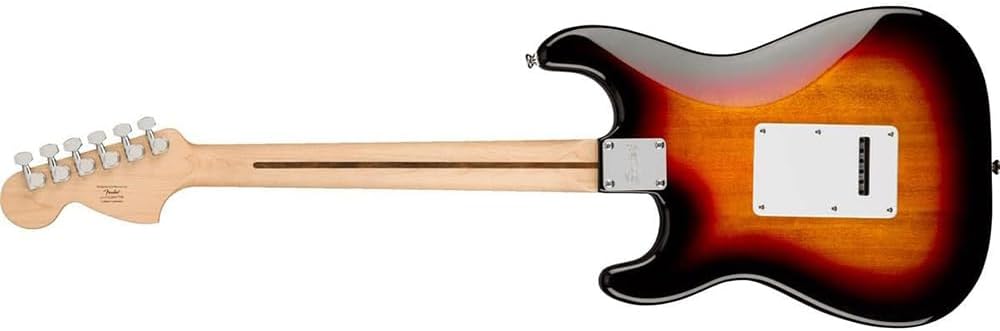 Squier Affinity Series™ Stratocaster®, Indian Laurel Fingerboard, 3-Color Sunburst - 0378000500 Bundle w/ 12-Pack Guitar Pick and Liquid Audio Polishing Cloth