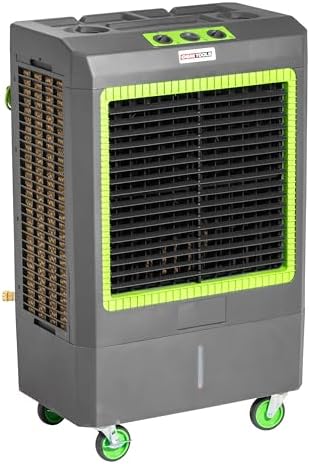 OEMTOOLS 23969 Swamp Cooler Air Conditioner Portable, 3-Speed Fan, Cools 1600 sq ft, 5300 CFM Mobile Swamp Cooler